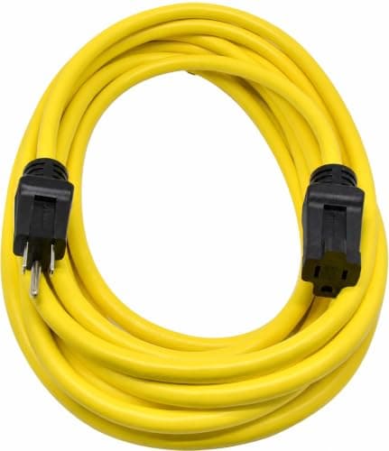 A heavy-gauge outdoor extension cord