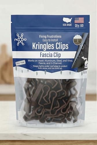 Locking-style Christmas light clips
