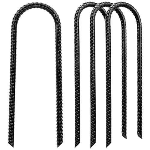 U-shaped steel ground anchors